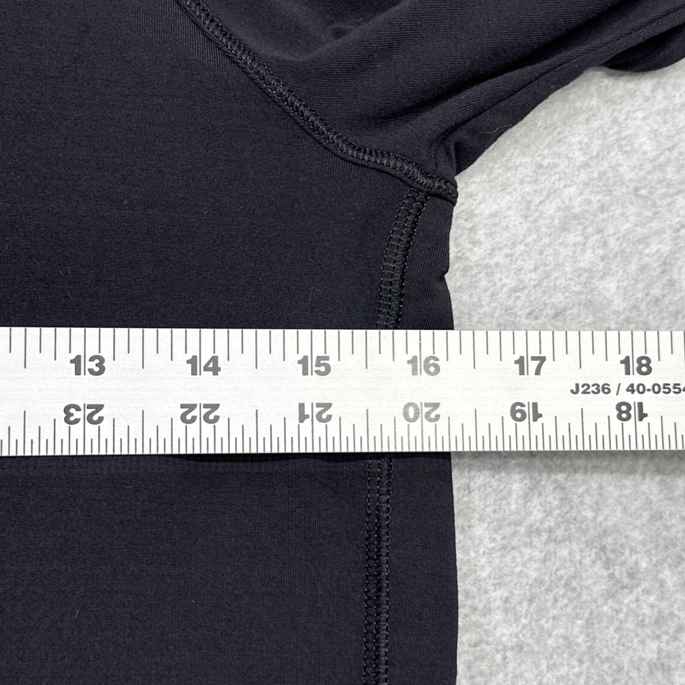 Lululemon Making Moves Top Women 4 Black Blue Split Back Pleated Athleisure Wear - Picture 9 of 12